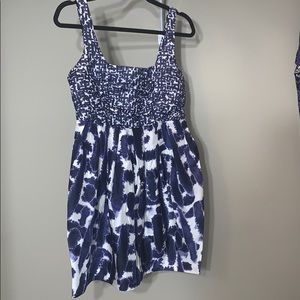 Blue and white BB DAKOTA dress - Size 6